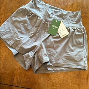 Halara High waisted 2 on 1 yoga shorts